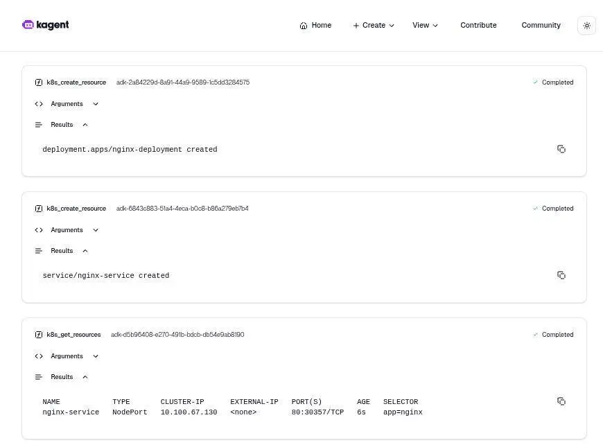 Kagent's troubleshooting skills