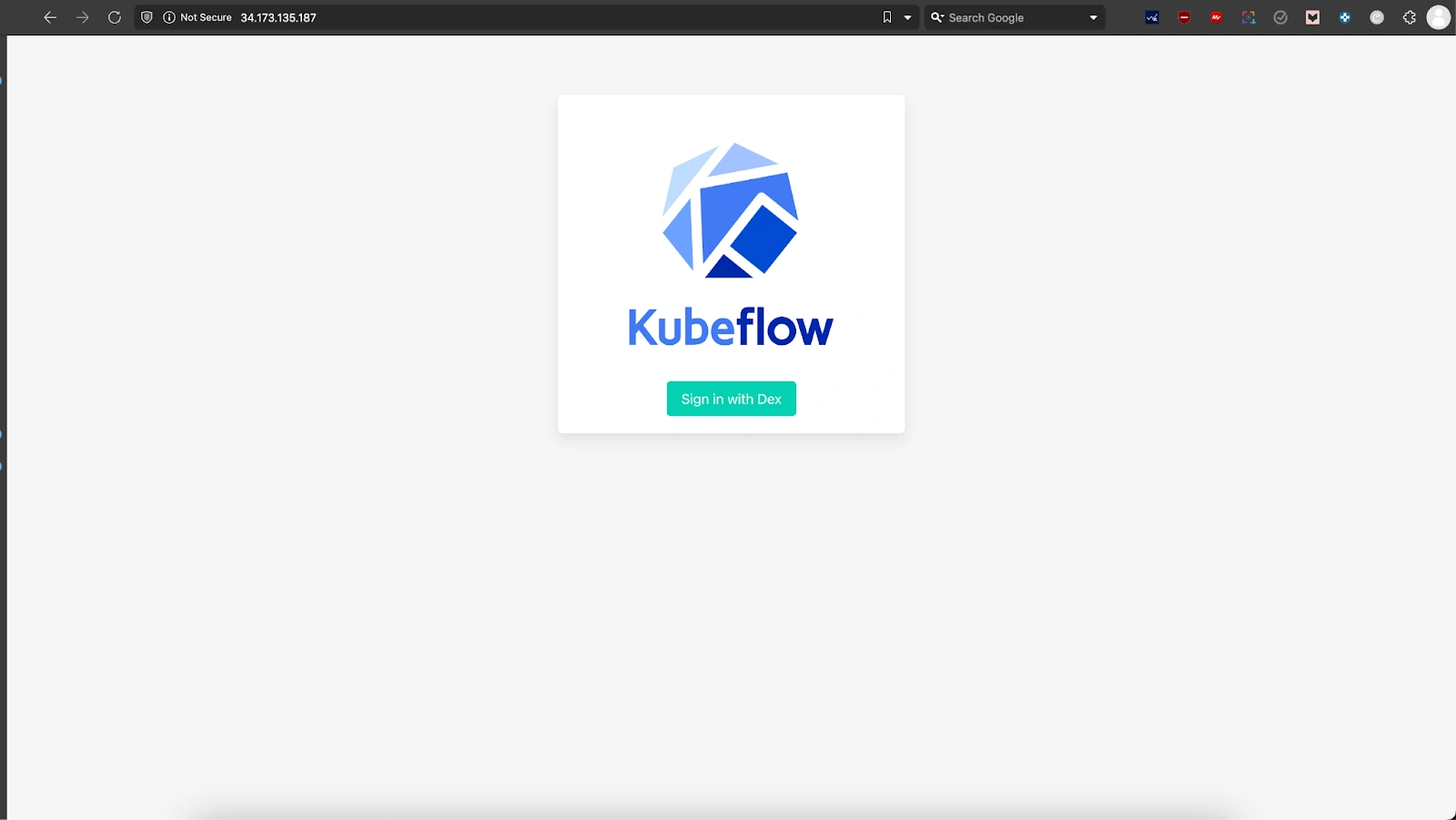 Access Kubeflow
