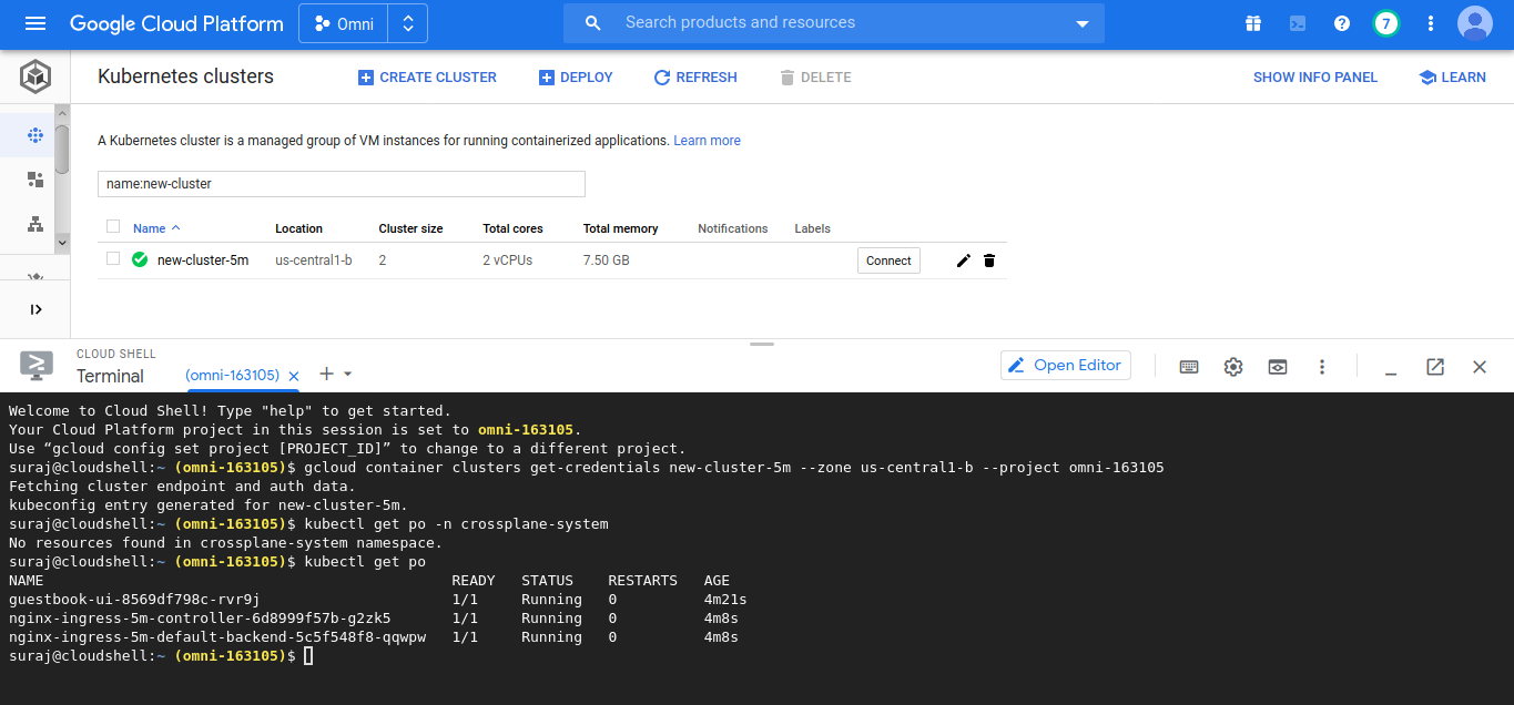 cluster login