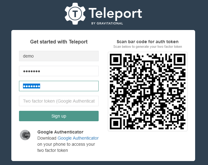 teleport register